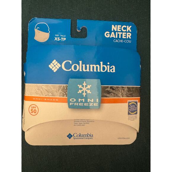 Columbia Chill River™ Neck Gaiter XS Omni-Freeze & Omni-Shade Cooling UV Protec - Picture 5 of 5